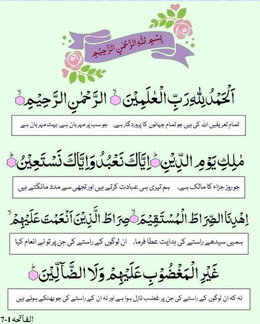 Surah Fatiha